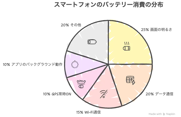 スマホのバッテリーを長持ちさせる方法【2025保存版】iPhone・Android別の節電設定
